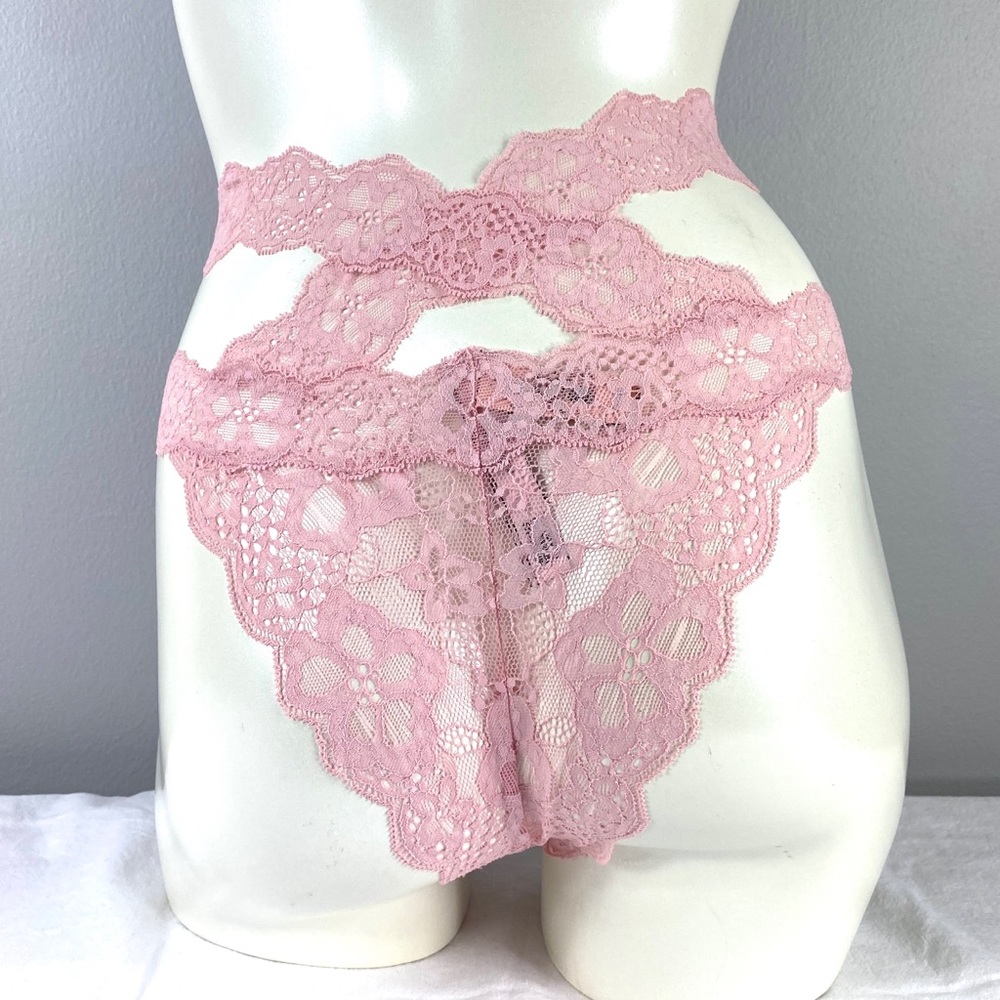 3/$36 VS Dream Angels Itsy Mini Lace Panty - Picture 2 of 3